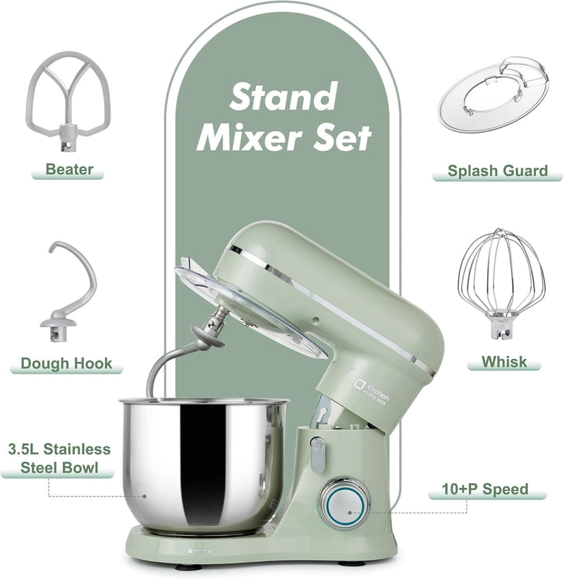 Stand Mixer 4.5L+5L Two Bowls Food for Baking
