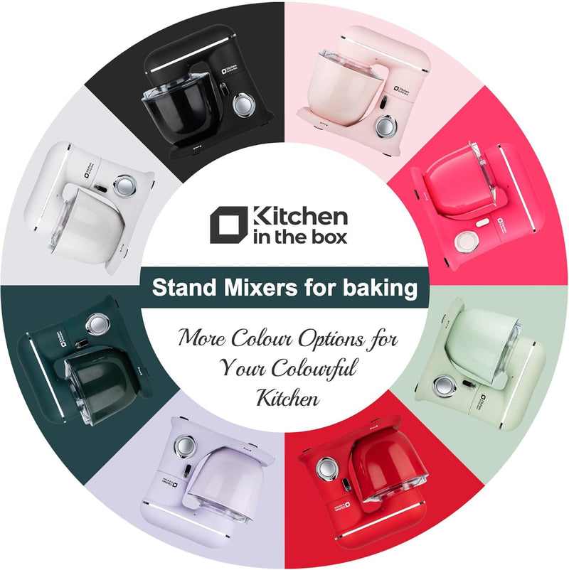 Stand Mixer 4.5L+5L Two Bowls Food for Baking