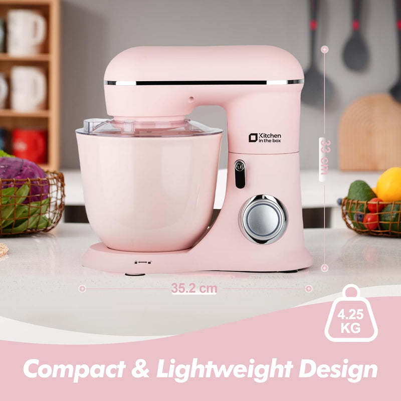 Stand Mixer 4.5L+5L Two Bowls Food for Baking