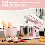 Stand Mixer 4.5L+5L Two Bowls Food for Baking
