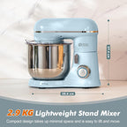 Stand Mixer 4.5L+5L Two Bowls Food for Baking