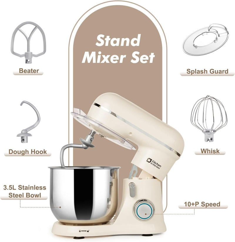 Stand Mixer 4.5L+5L Two Bowls Food for Baking
