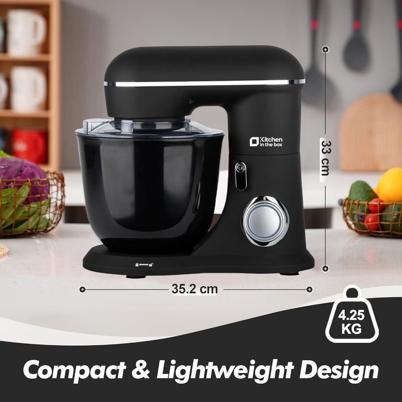 Stand Mixer 4.5L+5L Two Bowls Food for Baking