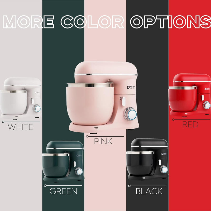 Stand Mixer 4.5L+5L Two Bowls Food for Baking