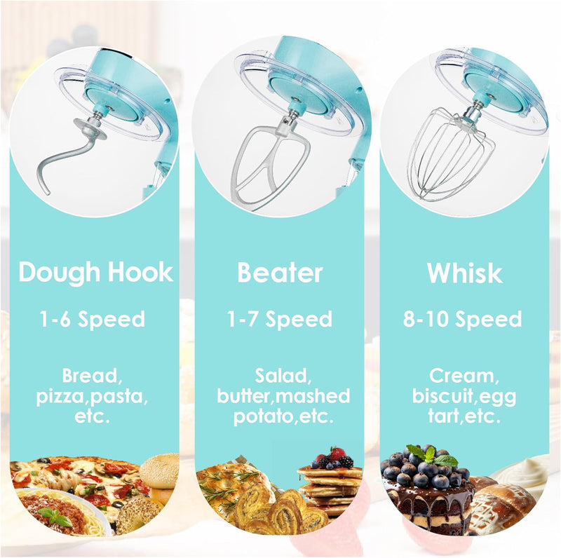 Stand Mixer 6L Electric Food with 10 Speeds