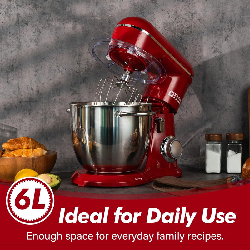 Stand Mixer 6L Electric Food with 10 Speeds
