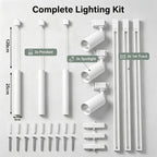 Kitchen Island 6 LED Ack Pendant Spot Lighting