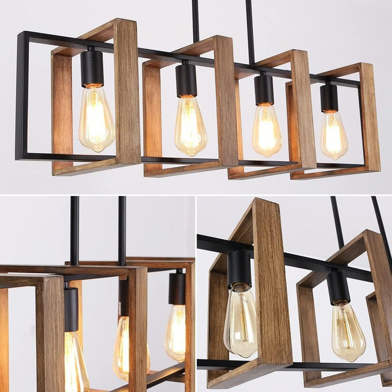 Kitchen Island Lighting 4 Light Dining Room Farmhouse