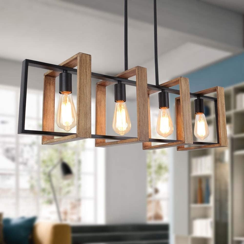 Kitchen Island Lighting 4 Light Dining Room Farmhouse