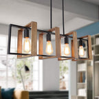 Kitchen Island Lighting 4 Light Dining Room Farmhouse