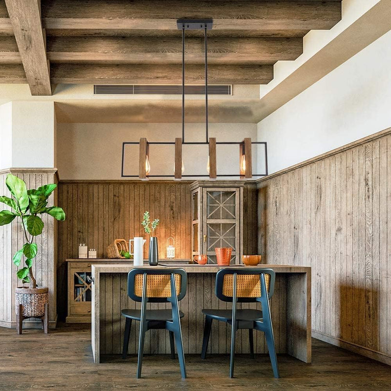Kitchen Island Lighting 4 Light Dining Room Farmhouse