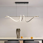 Kitchen Island Lights LED Wave Pendant Light