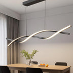 Kitchen Island Lights LED Wave Pendant Light