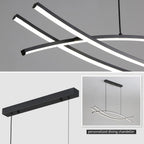 Kitchen Island Lights LED Wave Pendant Light