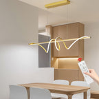 Kitchen Island Lights LED Wave Pendant Light