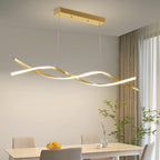 Kitchen Island Lights LED Wave Pendant Light