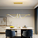 Kitchen Island Lights LED Wave Pendant Light