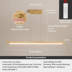 Kitchen Island Lights LED Wave Pendant Light