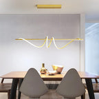 Kitchen Island Lights LED Wave Pendant Light