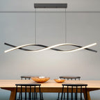 Kitchen Island Lights LED Wave Pendant Light