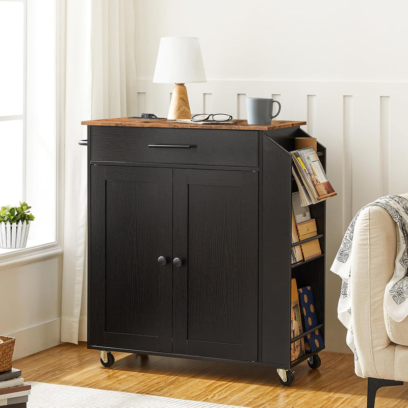 Kitchen Island on Wheels Rolling Storage Trolley