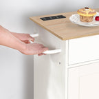 Kitchen Island on Wheels Rolling Storage Trolley