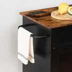 Kitchen Island on Wheels Rolling Storage Trolley