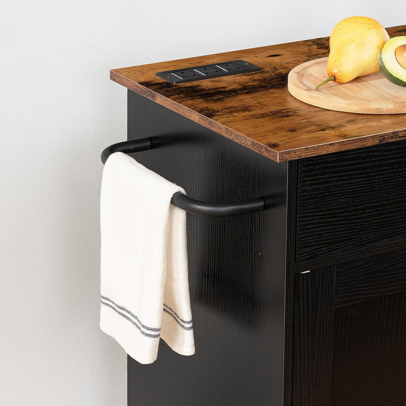 Kitchen Island on Wheels Rolling Storage Trolley
