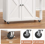 Kitchen Island with Drawers on Wheels Rolling Cart
