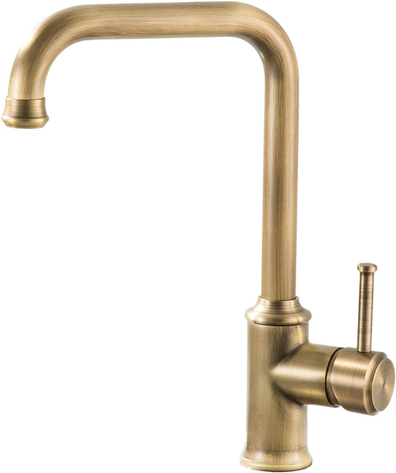 Kitchen Mixer Tap Rotating Sink Faucet Old Copper