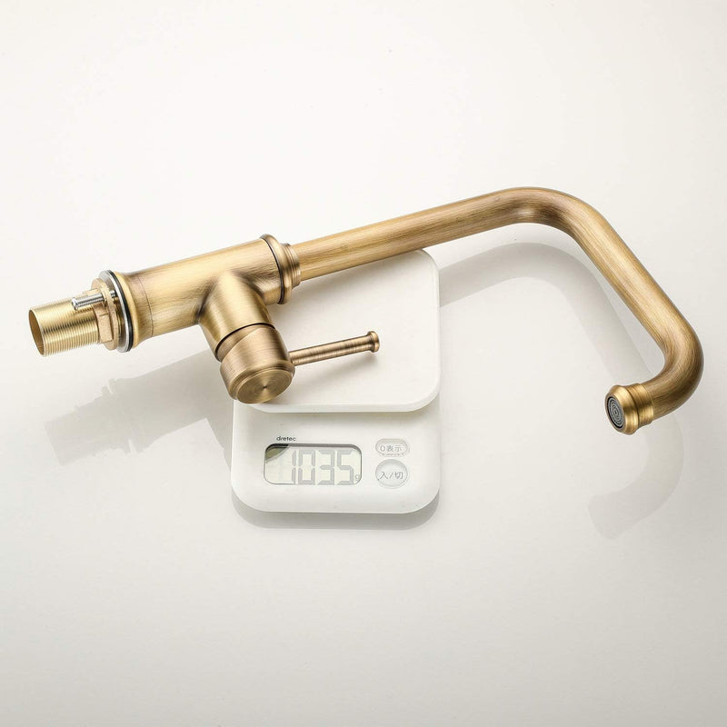 Kitchen Mixer Tap Rotating Sink Faucet Old Copper