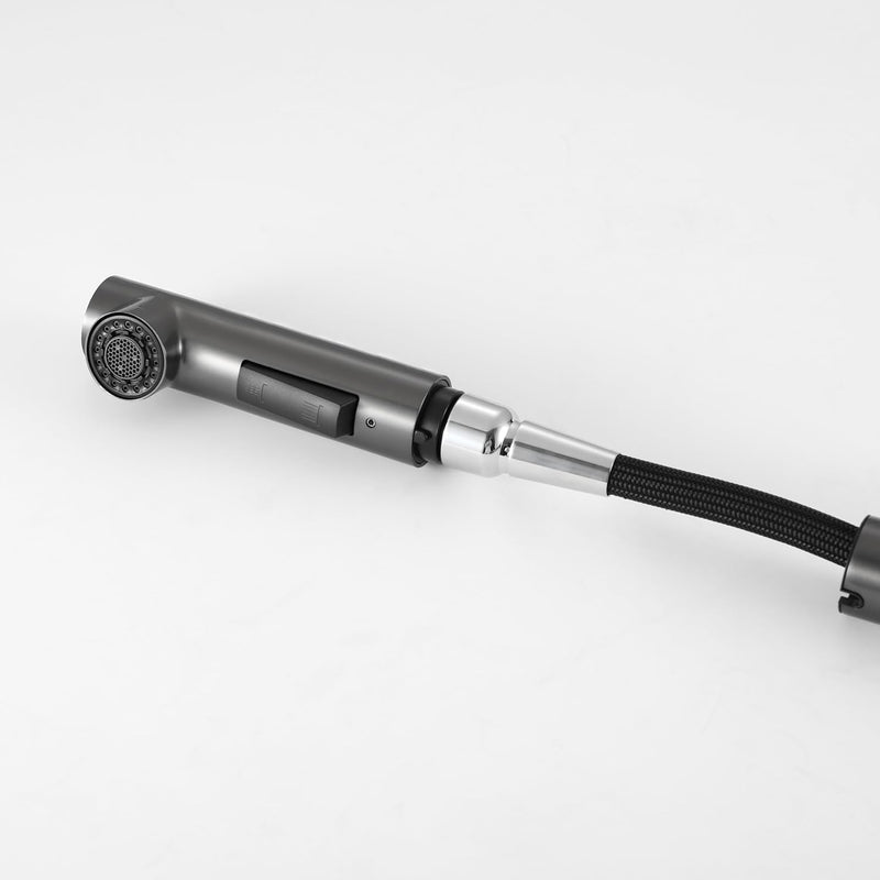 Kitchen Mixer Tap with Pull-Out Spray Head Stainless