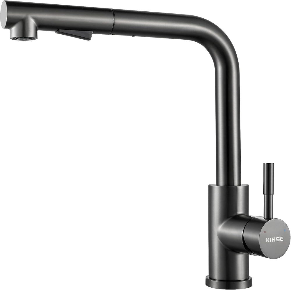 Kitchen Mixer Tap with Pull-Out Spray Head Stainless