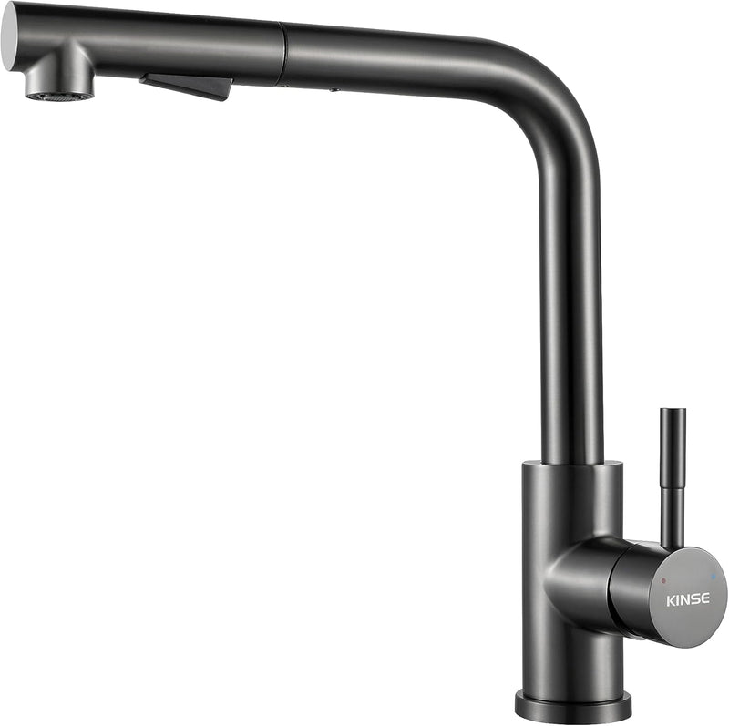 Kitchen Mixer Tap with Pull-Out Spray Head Stainless