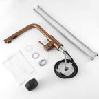 Kitchen Mixer Tap with Pull-Out Spray Head Stainless