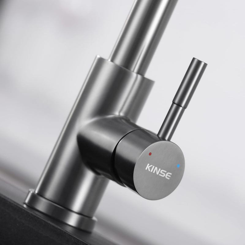 Kitchen Mixer Tap with Pull-Out Spray Head Stainless
