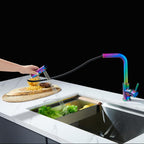 Kitchen Mixer Tap with Pull-Out Spray Head Stainless