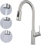 C Spout Pull Down Spray - Brushed