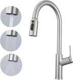 Kitchen Mixer Tap with Pull Out Spray Single