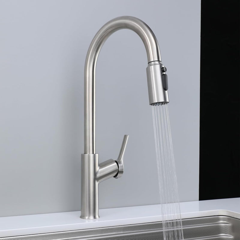 Kitchen Mixer Tap with Pull Out Spray Single