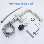 Kitchen Mixer Tap with Pull Out Spray Single
