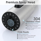 Kitchen Mixer Tap with Pull Out Spray Single
