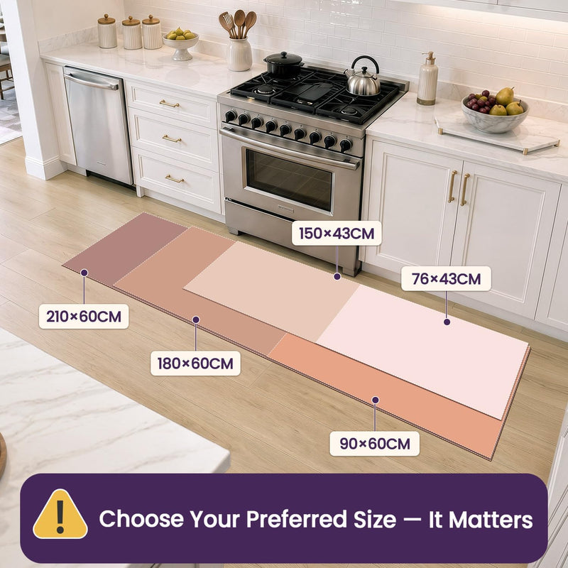 Kitchen Rugs Non-Slip (Set of 2)