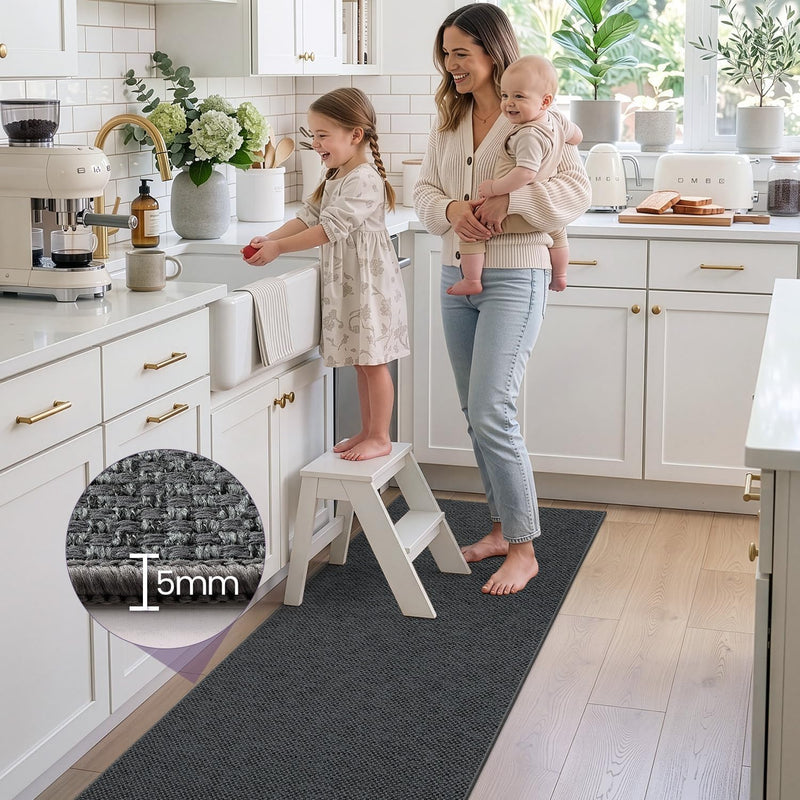 Kitchen Rugs Non-Slip (Set of 2)