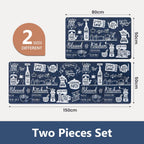 Kitchen Rugs Runner Set 2 Pieces 50x80CM+50x150CM