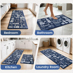 Kitchen Rugs Runner Set 2 Pieces 50x80CM+50x150CM