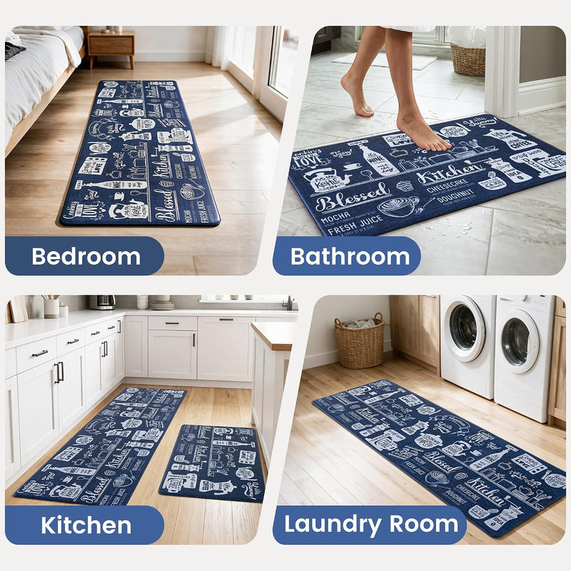 Kitchen Rugs Runner Set 2 Pieces 50x80CM+50x150CM