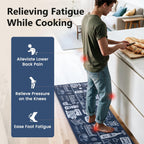 Kitchen Rugs Runner Set 2 Pieces 50x80CM+50x150CM