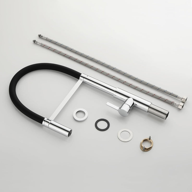 Kitchen Sink Mixer Tap Flexible with Pull Out