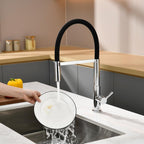Kitchen Sink Mixer Tap Flexible with Pull Out